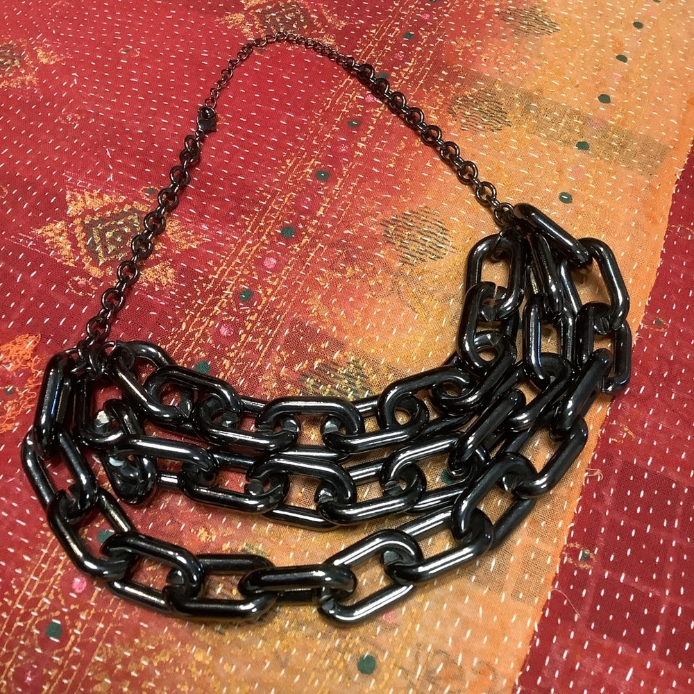 Jewelry Bundle : Statement Necklace Blackgunmetal… - image 4
